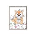 Picture of Cartoon Fox  _GroupedProduct_Rectangle_Portrait_Mini_ _GroupedProduct_Rectangle_Portrait_Canvas_Framed_