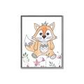 Picture of Cartoon Fox  _GroupedProduct_Rectangle_Portrait_Mini_ _GroupedProduct_Rectangle_Portrait_Canvas_Framed_