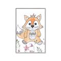 Picture of Cartoon Fox  _GroupedProduct_Rectangle_Portrait_Mini_ _GroupedProduct_Rectangle_Portrait_Canvas_Framed_