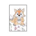 Picture of Cartoon Fox  _GroupedProduct_Rectangle_Portrait_Mini_ _GroupedProduct_Rectangle_Portrait_Canvas_Framed_