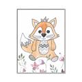 Picture of Cartoon Fox  _GroupedProduct_Rectangle_Portrait_Mini_ _GroupedProduct_Rectangle_Portrait_Canvas_Framed_
