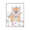 Picture of Cartoon Fox  _GroupedProduct_Rectangle_Portrait_Mini_ _GroupedProduct_Rectangle_Portrait_Canvas_Framed_