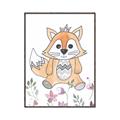 Picture of Cartoon Fox  _GroupedProduct_Rectangle_Portrait_Mini_ _GroupedProduct_Rectangle_Portrait_Canvas_Framed_