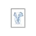 Picture of Baby Blue Elephant _GroupedProduct_Rectangle_Portrait_Mini_ _GroupedProduct_Rectangle_Portrait_Canvas_Framed_