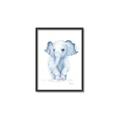 Picture of Baby Blue Elephant _GroupedProduct_Rectangle_Portrait_Mini_ _GroupedProduct_Rectangle_Portrait_Canvas_Framed_
