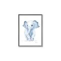 Picture of Baby Blue Elephant _GroupedProduct_Rectangle_Portrait_Mini_ _GroupedProduct_Rectangle_Portrait_Canvas_Framed_