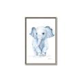 Picture of Baby Blue Elephant _GroupedProduct_Rectangle_Portrait_Mini_ _GroupedProduct_Rectangle_Portrait_Canvas_Framed_
