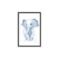 Picture of Baby Blue Elephant _GroupedProduct_Rectangle_Portrait_Mini_ _GroupedProduct_Rectangle_Portrait_Canvas_Framed_
