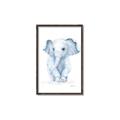 Picture of Baby Blue Elephant _GroupedProduct_Rectangle_Portrait_Mini_ _GroupedProduct_Rectangle_Portrait_Canvas_Framed_