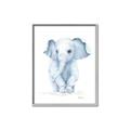 Picture of Baby Blue Elephant _GroupedProduct_Rectangle_Portrait_Mini_ _GroupedProduct_Rectangle_Portrait_Canvas_Framed_