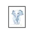 Picture of Baby Blue Elephant _GroupedProduct_Rectangle_Portrait_Mini_ _GroupedProduct_Rectangle_Portrait_Canvas_Framed_