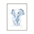 Picture of Baby Blue Elephant _GroupedProduct_Rectangle_Portrait_Mini_ _GroupedProduct_Rectangle_Portrait_Canvas_Framed_
