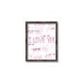 Picture of I love you  _GroupedProduct_Rectangle_Portrait_Mini_ _GroupedProduct_Rectangle_Portrait_Canvas_Framed_