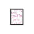 Picture of I love you  _GroupedProduct_Rectangle_Portrait_Mini_ _GroupedProduct_Rectangle_Portrait_Canvas_Framed_