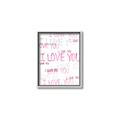 Picture of I love you  _GroupedProduct_Rectangle_Portrait_Mini_ _GroupedProduct_Rectangle_Portrait_Canvas_Framed_