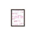 Picture of I love you  _GroupedProduct_Rectangle_Portrait_Mini_ _GroupedProduct_Rectangle_Portrait_Canvas_Framed_