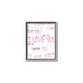 Picture of I love you  _GroupedProduct_Rectangle_Portrait_Mini_ _GroupedProduct_Rectangle_Portrait_Canvas_Framed_