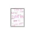 Picture of I love you  _GroupedProduct_Rectangle_Portrait_Mini_ _GroupedProduct_Rectangle_Portrait_Canvas_Framed_