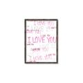 Picture of I love you  _GroupedProduct_Rectangle_Portrait_Mini_ _GroupedProduct_Rectangle_Portrait_Canvas_Framed_