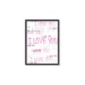 Picture of I love you  _GroupedProduct_Rectangle_Portrait_Mini_ _GroupedProduct_Rectangle_Portrait_Canvas_Framed_