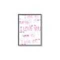 Picture of I love you  _GroupedProduct_Rectangle_Portrait_Mini_ _GroupedProduct_Rectangle_Portrait_Canvas_Framed_