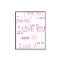 Picture of I love you  _GroupedProduct_Rectangle_Portrait_Mini_ _GroupedProduct_Rectangle_Portrait_Canvas_Framed_