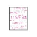 Picture of I love you  _GroupedProduct_Rectangle_Portrait_Mini_ _GroupedProduct_Rectangle_Portrait_Canvas_Framed_