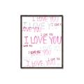 Picture of I love you  _GroupedProduct_Rectangle_Portrait_Mini_ _GroupedProduct_Rectangle_Portrait_Canvas_Framed_