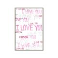 Picture of I love you  _GroupedProduct_Rectangle_Portrait_Mini_ _GroupedProduct_Rectangle_Portrait_Canvas_Framed_
