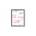 Picture of XOXO _GroupedProduct_Rectangle_Portrait_Mini_ _GroupedProduct_Rectangle_Portrait_Canvas_Framed_
