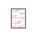 Picture of XOXO _GroupedProduct_Rectangle_Portrait_Mini_ _GroupedProduct_Rectangle_Portrait_Canvas_Framed_