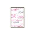 Picture of XOXO _GroupedProduct_Rectangle_Portrait_Mini_ _GroupedProduct_Rectangle_Portrait_Canvas_Framed_