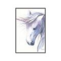 Picture of Purple Unicorn l _GroupedProduct_Rectangle_Portrait_Mini_ _GroupedProduct_Rectangle_Portrait_Canvas_Framed_