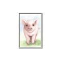 Picture of Farm Pig _GroupedProduct_Rectangle_Portrait_Mini_ _GroupedProduct_Rectangle_Portrait_Canvas_Framed_
