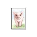 Picture of Farm Pig _GroupedProduct_Rectangle_Portrait_Mini_ _GroupedProduct_Rectangle_Portrait_Canvas_Framed_