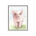 Picture of Farm Pig _GroupedProduct_Rectangle_Portrait_Mini_ _GroupedProduct_Rectangle_Portrait_Canvas_Framed_