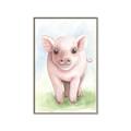 Picture of Farm Pig _GroupedProduct_Rectangle_Portrait_Mini_ _GroupedProduct_Rectangle_Portrait_Canvas_Framed_