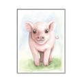 Picture of Farm Pig _GroupedProduct_Rectangle_Portrait_Mini_ _GroupedProduct_Rectangle_Portrait_Canvas_Framed_