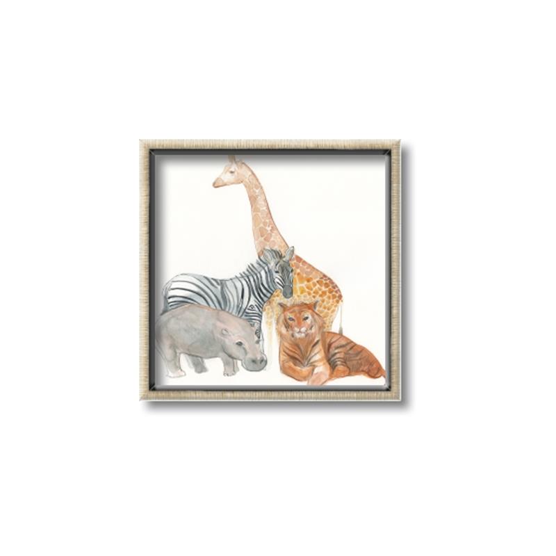 Picture of Safari Squad I _GroupedProduct_Square_Mini_ _GroupedProduct_Square_Canvas_Framed_