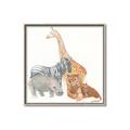 Picture of Safari Squad I _GroupedProduct_Square_Mini_ _GroupedProduct_Square_Canvas_Framed_