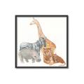Picture of Safari Squad I _GroupedProduct_Square_Mini_ _GroupedProduct_Square_Canvas_Framed_
