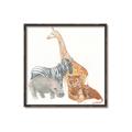 Picture of Safari Squad I _GroupedProduct_Square_Mini_ _GroupedProduct_Square_Canvas_Framed_
