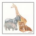 Picture of Safari Squad I _GroupedProduct_Square_Mini_ _GroupedProduct_Square_Canvas_Framed_