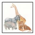 Picture of Safari Squad I _GroupedProduct_Square_Mini_ _GroupedProduct_Square_Canvas_Framed_