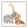 Picture of Safari Squad I _GroupedProduct_Square_Mini_ _GroupedProduct_Square_Canvas_Framed_