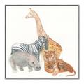 Picture of Safari Squad I _GroupedProduct_Square_Mini_ _GroupedProduct_Square_Canvas_Framed_