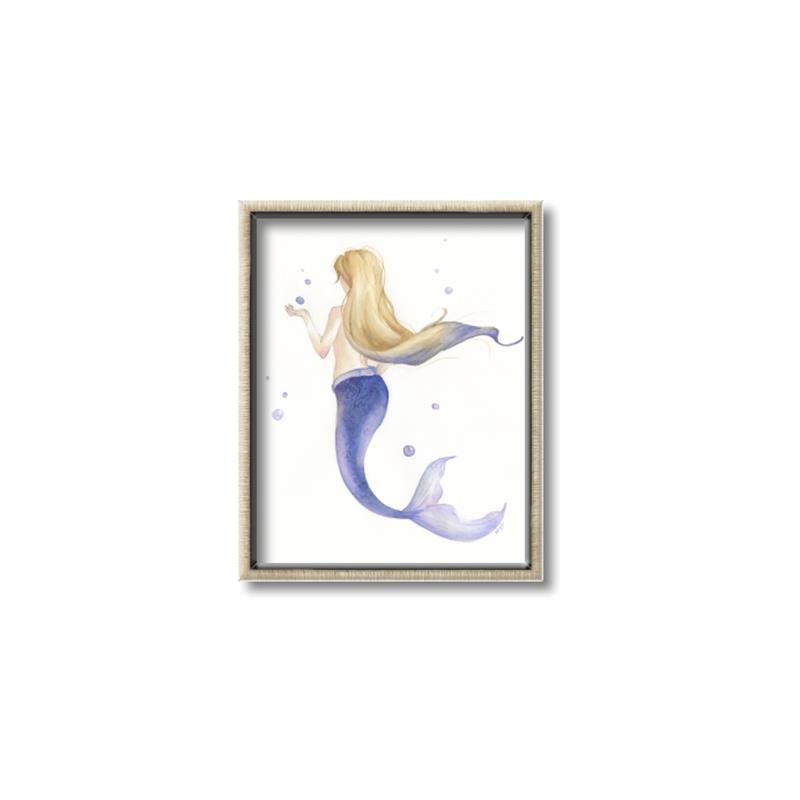 Picture of Blonde Mermaid _GroupedProduct_Rectangle_Portrait_Mini_ _GroupedProduct_Rectangle_Portrait_Canvas_Framed_