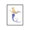 Picture of Blonde Mermaid _GroupedProduct_Rectangle_Portrait_Mini_ _GroupedProduct_Rectangle_Portrait_Canvas_Framed_