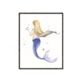 Picture of Blonde Mermaid _GroupedProduct_Rectangle_Portrait_Mini_ _GroupedProduct_Rectangle_Portrait_Canvas_Framed_