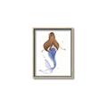 Picture of Brunette Mermaid _GroupedProduct_Rectangle_Portrait_Mini_ _GroupedProduct_Rectangle_Portrait_Canvas_Framed_